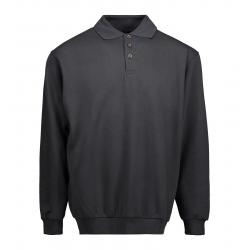 Klassisches Herren Polo-Sweatshirt 601 von ID / Farbe: koks / 70% BAUMWOLLE 30% POLYESTER - | MEIN-KASACK.de | kasack | 