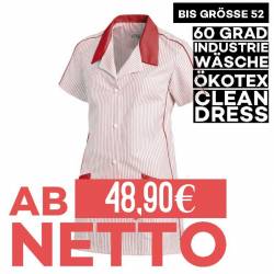 Damen -  Hosenkasack 559 von LEIBER / Farbe: weiß-rot / 65 % Polyester 35 % Baumwolle - | MEIN-KASACK.de | kasack | kasa