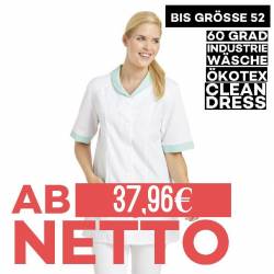 Damen -  Hosenkasack 800 von LEIBER / Farbe: weiß-mint / 65 % Polyester 35 % Baumwolle - 1