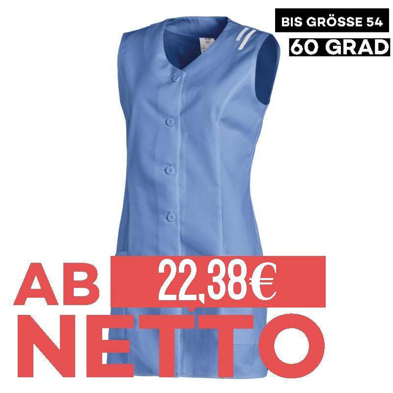 Damen -  Kasack ohne Arm 1246 von LEIBER / Farbe: blau / 65 % Polyester 35 % Baumwolle - | MEIN-KASACK.de | kasack | kas