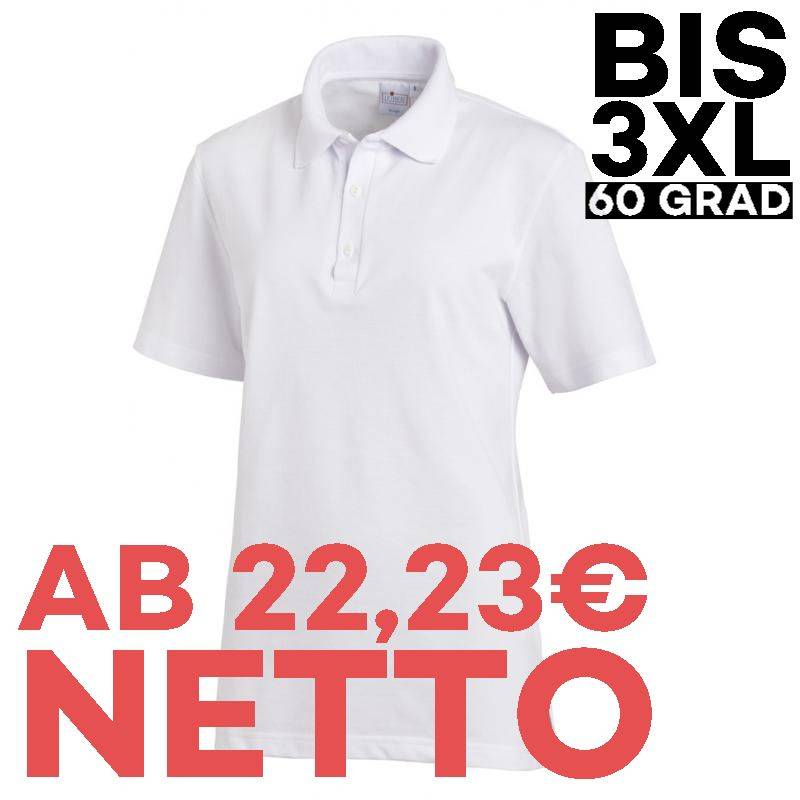 Poloshirt 2515 von LEIBER / Farbe: weiß / 50 % Baumwolle 50 % Polyester - | MEIN-KASACK.de | kasack | kasacks | kassak |