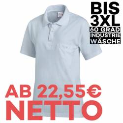 Poloshirt 241 von LEIBER / Farbe: hellblau / 50% Baumwolle 50% Polyester - | MEIN-KASACK.de | kasack | kasacks | kassak 