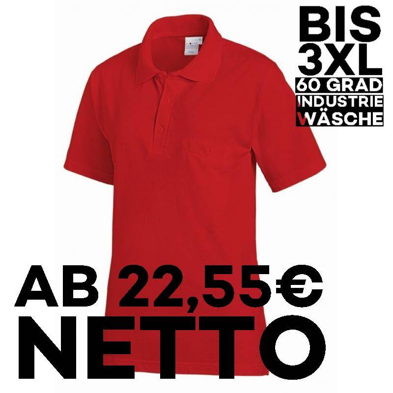 Poloshirt 241 von LEIBER / Farbe: rot / 50% Baumwolle 50% Polyester - | MEIN-KASACK.de | kasack | kasacks | kassak | ber