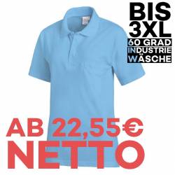 Poloshirt 241 von LEIBER / Farbe: türkis / 50% Baumwolle 50% Polyester - | MEIN-KASACK.de | kasack | kasacks | kassak | 