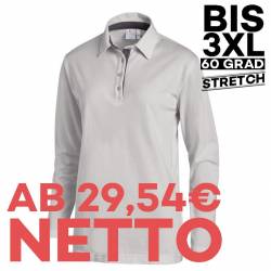 Poloshirt 2638 von LEIBER / Farbe: silbergrau-grau / 95 % Baumwolle 5 % Elasthan - | MEIN-KASACK.de | kasack | kasacks |