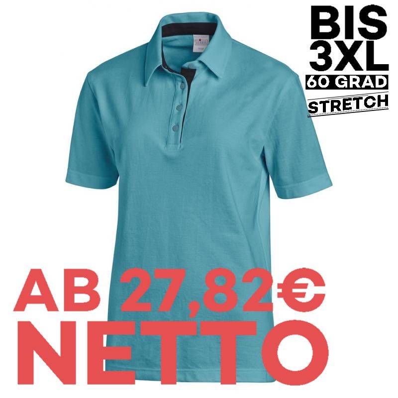 Poloshirt 2637 von LEIBER / Farbe: petrol-marine / 95 % Baumwolle 5 % Elasthan - | MEIN-KASACK.de | kasack | kasacks | k