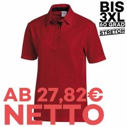 Poloshirt 2637 von LEIBER / Farbe: rot-schwarz / 95 % Baumwolle 5 % Elasthan - | MEIN-KASACK.de | kasack | kasacks | kas