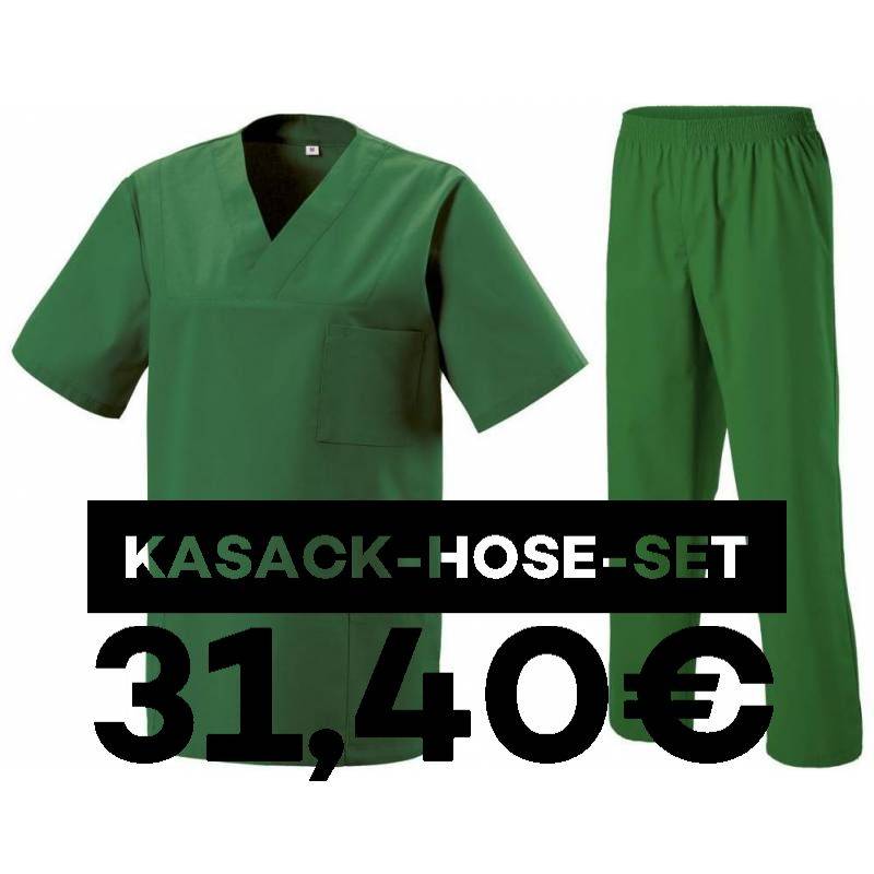 SALE - Kombination aus KASACK 273 und  SCHLUPFHOSE 330 von MEIN-KASACK.de / Farbe: GRÜN - | MEIN-KASACK.de | kasack | ka