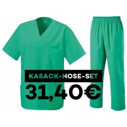 SALE - Kombination aus KASACK 273 und  SCHLUPFHOSE 330 von MEIN-KASACK.de / Farbe: LIGHT GREEN - | MEIN-KASACK.de | kasa