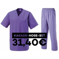 SALE - Kombination aus KASACK 273 und  SCHLUPFHOSE 330 von MEIN-KASACK.de / Farbe: LILA - | MEIN-KASACK.de | kasack | ka
