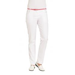 Damenhose - STRETCH - 7230 von LEIBER / Farbe: weiß / 63 % Polyester 34 % Baumwolle 3 % Elastolefin - | MEIN-KASACK.de |