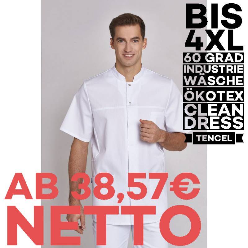Herren-Kasack - 1346 von LEIBER / Farbe: weiß / 50 % Polyester 50 % Baumwolle - | MEIN-KASACK.de | kasack | kasacks | ka