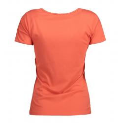 Stretch Damen T-Shirt 590 von ID / Farbe: coral / 92% BAUMWOLLE 8% ELASTANE - | MEIN-KASACK.de | kasack | kasacks | kass