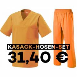 SALE - Kombination aus KASACK 273 und  SCHLUPFHOSE 330 von MEIN-KASACK.de / Farbe: ORANGE - | MEIN-KASACK.de | kasack | 