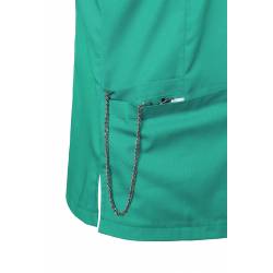 Damen - Kasack KS 66 - ESSENTIAL von KARLOWSKY / Farbe: smaragdgrün / 65% Polyester-35% Baumwolle-150 g - 5