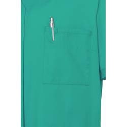 Damen - Kasack KS 63 - ESSENTIAL von KARLOWSKY / Farbe: smaragdgrün / 65% Polyester-35% Baumwolle-150 g - 6