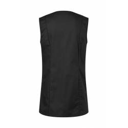 Damen-Kasack - ohne Arm - KS 40 von KARLOWSKY / Farbe: schwarz / 65% Polyester-35% Baumwolle-215 g - 2