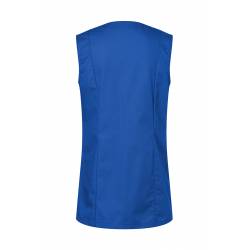 Damen-Kasack - ohne Arm - KS 40 von KARLOWSKY / Farbe: blau / 65% Polyester-35% Baumwolle-215 g - 2