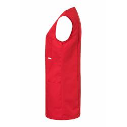 Damen-Kasack - ohne Arm - KS 40 von KARLOWSKY / Farbe: rot / 65% Polyester-35% Baumwolle-215 g - 3