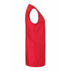 Damen-Kasack - ohne Arm - KS 40 von KARLOWSKY / Farbe: rot / 65% Polyester-35% Baumwolle-215 g - 4