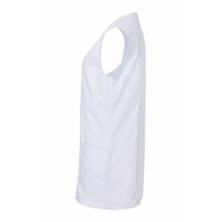 Damen-Kasack - ohne Arm - BKS 1 BASIC von KARLOWSKY / Farbe: weiß / 65% Polyester-35% Baumwolle-195 g - 4