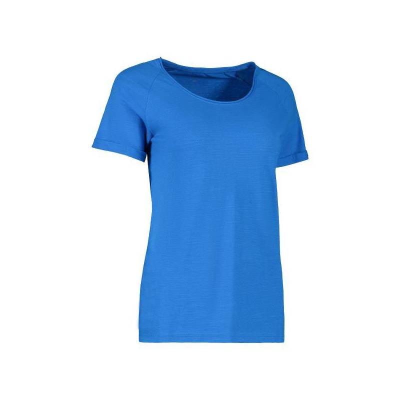 RESTPOSTEN: CORE Slub Damen T-Shirt 537 von ID / Farbe: blau - 1