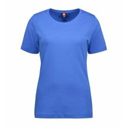 RESTPOSTEN: Interlock Damen T-Shirt | Rund-Ausschnitt | 508 von ID / Farbe: azur - 3