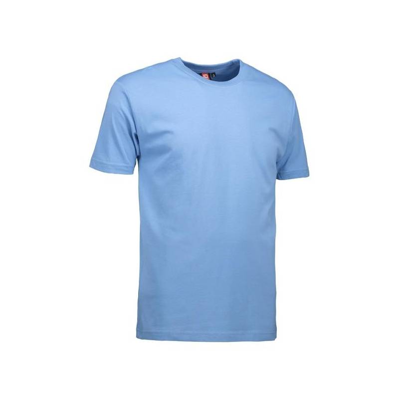 RESTPOSTEN: T-Shirt 0500 von ID / Farbe: hellblau / 100% BAUMWOLLE - 1