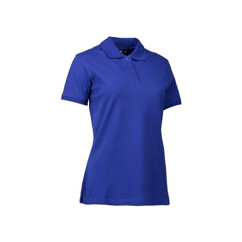 RESTPOSTEN: Stretch Damen Poloshirt | 527 von ID / Farbe: königsblau / 95% BAUMWOLLE 5% ELASTHAN - 1