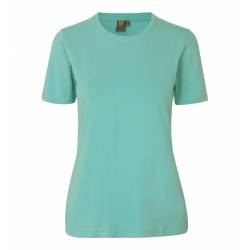 Stretch Damen T-Shirt 595 Komfort von ID / Farbe: Alt-aqua / 75% Baumwolle 20% Viskose 5% Elasthan - 2