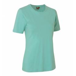 Stretch Damen T-Shirt 595 Komfort von ID / Farbe: Alt-aqua / 75% Baumwolle 20% Viskose 5% Elasthan - 1