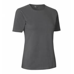 Stretch Damen T-Shirt 595 Komfort von ID / Farbe: Silber grau / 75% Baumwolle 20% Viskose 5% Elasthan - 1