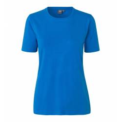 Stretch Damen T-Shirt 595 Komfort von ID / Farbe: Azur / 75% Baumwolle 20% Viskose 5% Elasthan - 2