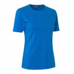 Stretch Damen T-Shirt 595 Komfort von ID / Farbe: Azur / 75% Baumwolle 20% Viskose 5% Elasthan - 1