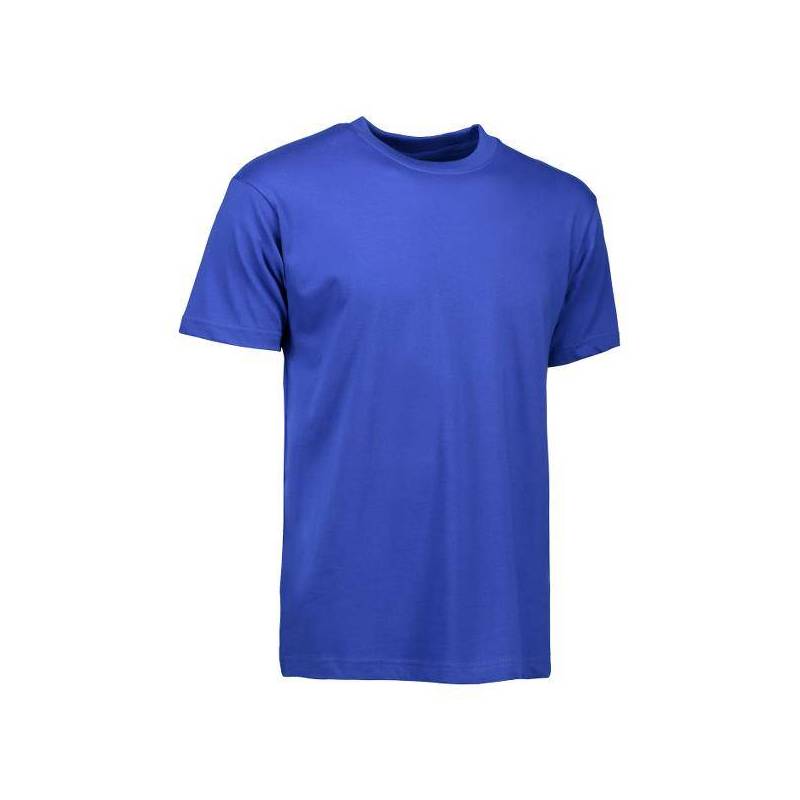 RESTPOSTEN: T-TIME® Herren T-Shirt | Rund-Ausschnitt |510 von ID / Farbe: königsblau / 100% BAUMWOLLE - 2