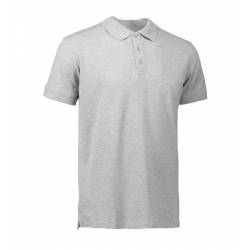 RESTPOSTEN: Stretch Herren Poloshirt | 525 von ID / Farbe: grau / 95% BAUMWOLLE 5% ELASTHAN - 1