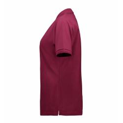 RESTPOSTEN: PRO Wear Damen Poloshirt 321 von ID / Farbe: bordeaux / 50% BAUMWOLLE 50% POLYESTER - 3