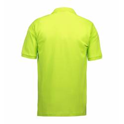 RESTPOSTEN: YES Herren Poloshirt 2020 von ID / Farbe: lime / 100% BAUMWOLLE - 3