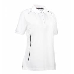 RESTPOSTEN: PRO Wear Damen Poloshirt | Paspel 329 von ID / Farbe: weiß - 1
