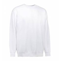 RESTPOSTEN: PRO Wear klassisches Sweatshirt | 360 von ID / Farbe: weiß - 1