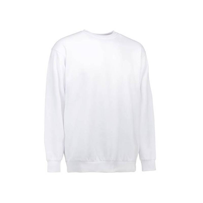RESTPOSTEN: PRO Wear klassisches Sweatshirt | 360 von ID / Farbe: weiß - 1