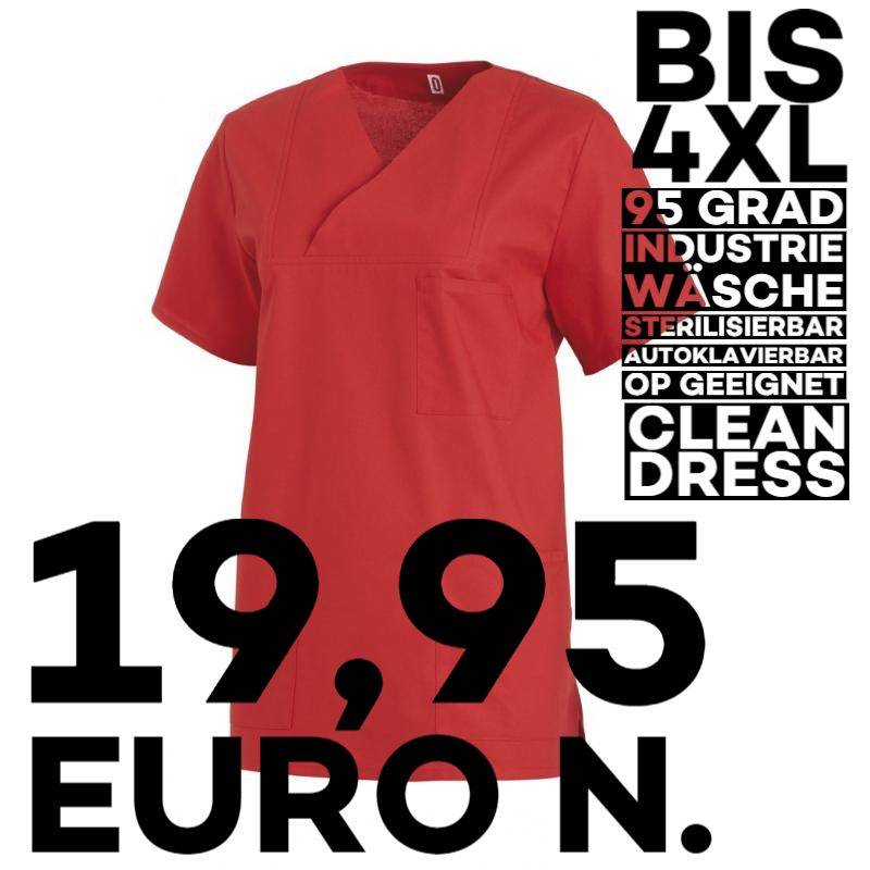 Damen-Kasack / Schlupfjacke 769 von LEIBER / Farbe: rot / 50 % Baumwolle 50 % Polyester - 1