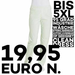 Damen - Schlupfhose  / OP-Hose 780 von LEIBER / Farbe: mint / 50 % Baumwolle 50 % Polyester - 1