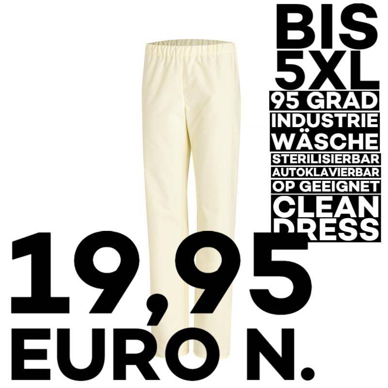 Herren - Schlupfhose  / OP-Hose 780 von LEIBER / Farbe: gelb / 50 % Baumwolle 50 % Polyester - 1