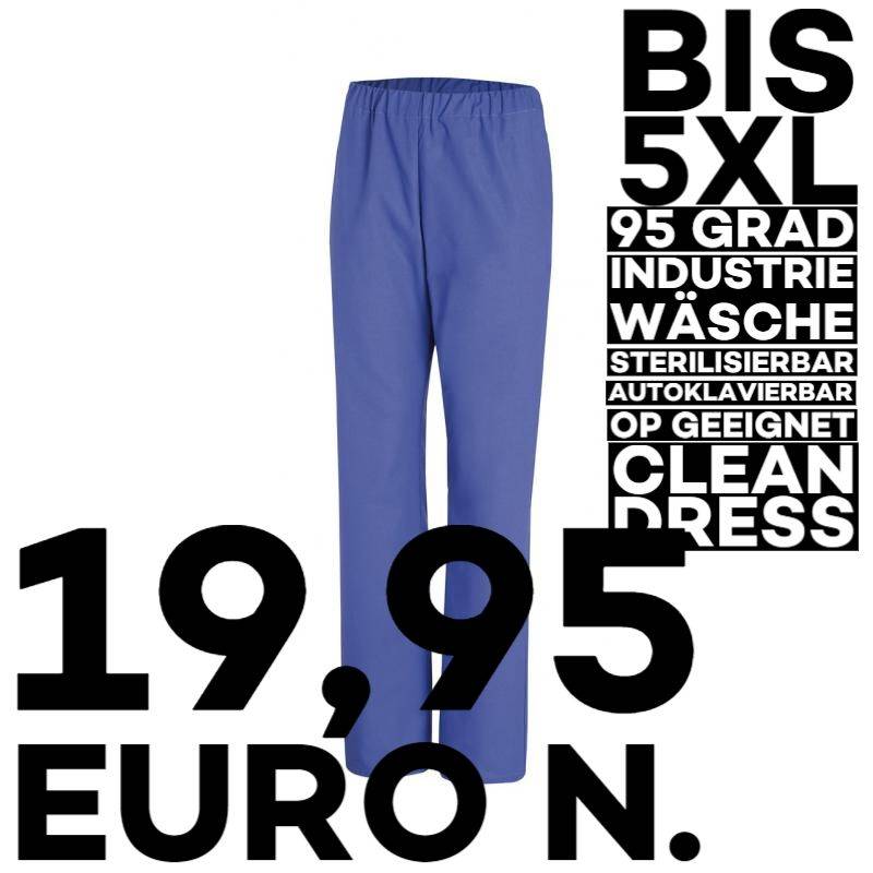 Herren - Schlupfhose  / OP-Hose 780 von LEIBER / Farbe: königsblau / 50 % Baumwolle 50 % Polyester - 1
