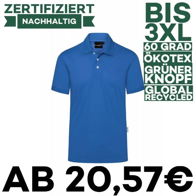 Herren Workwear Poloshirt | PM 6 von KARLOWSKY / Farbe: königsblau / 51% Polyester / 47% BW / 2% Elastane - | MEIN-KASAC