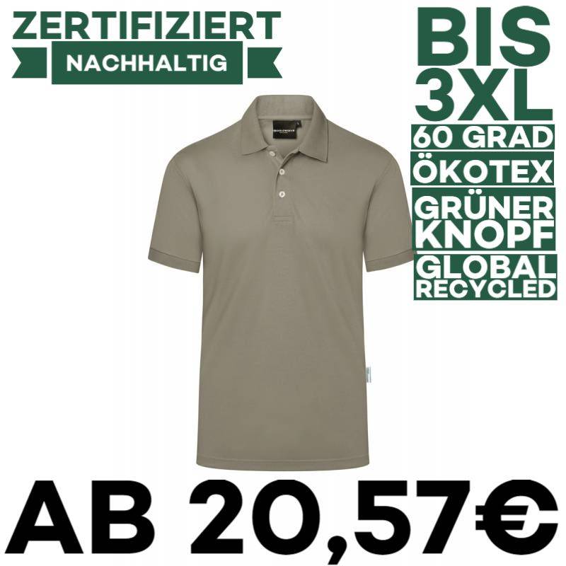 Herren Workwear Poloshirt | PM 6 von KARLOWSKY / Farbe: salbei / 51% Polyester / 47% BW / 2% Elastane - | MEIN-KASACK.de