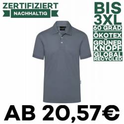 Herren Workwear Poloshirt | PM 6 von KARLOWSKY / Farbe: anthrazit / 51% Polyester / 47% BW / 2% Elastane - | MEIN-KASACK