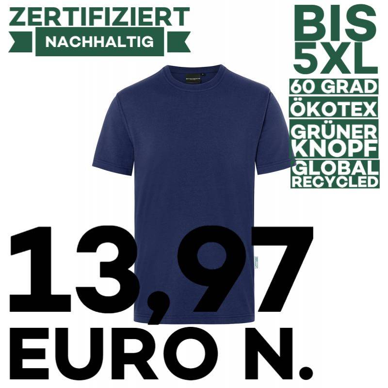 Stretch - Herren Workwear T-Shirt| TM 9 von KARLOWSKY / Farbe: marine / 51% Polyester / 46% BW / 3% Elastane - | MEIN-KA