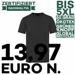 Stretch - Herren Workwear T-Shirt| TM 9 von KARLOWSKY / Farbe: schwarz / 51% Polyester / 46% BW / 3% Elastane - | MEIN-K